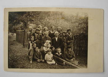 Zadwórze / Harcerze u państwa Remiszów w 1937 r - stare zdjęcie