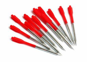 Krótka Strzała Zastępcza do Kuszy Plastkiowe Lotki Stalowe Trzonki 1 szt