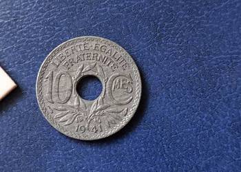 Stare monety 10 cent 1941 Francja