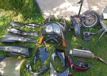 Pozostałości Yamaha Majesty 400 widelec koło plastik szyba tłumik czasza
