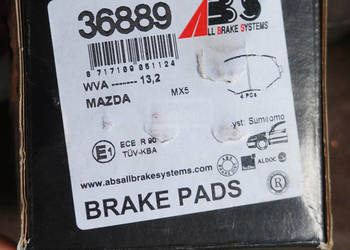 All Brake Systems - klocki Mazda MX5 MX-5 NB