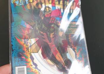 The Invincible Iron Man & Falcon komiks Marvel USA Hologram!