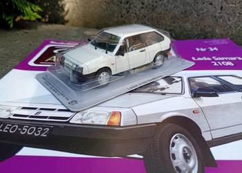 ŁADA 2108 SAMARA model kolekcja 1:43 kultowe auta deagostini NOWY złota