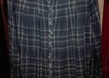 Niebieska koszula w kratkę L XL 40 42 nowa wysyłka