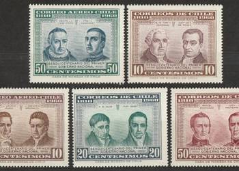 CHILE - LOTNICZE - POSTACIE - CZYSTE **