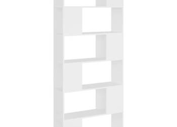 Regał na książki/przegroda biały 80x24x186 cm WM-809152