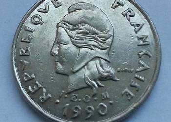NOWA KALEDONIA-10 FRANCS-1990 r