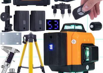 Poziomica Laserowa Rosfix Orange Tiger ROT16L – 16 Linii, Statyw 43-120cm,…