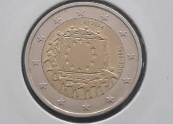 2 Euro Łotwa 2015 r - 30 Lat Unii Europejskiej