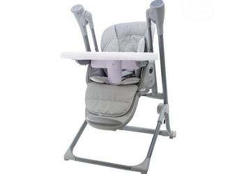 EUROBABY KRZESEŁKO HUŚTAWKA LOOP GREY