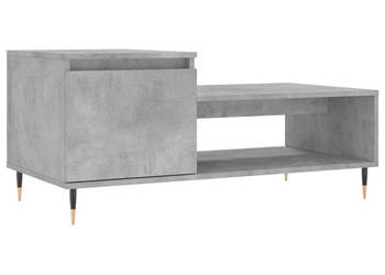 Stolik kawowy szarość betonu 100x50x45 cm WM-830824