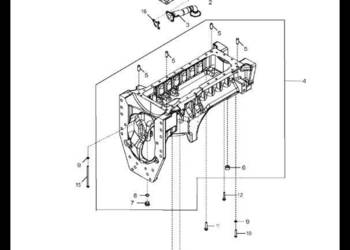 RE528732 John Deere 8345R - Wlot pompy oleju