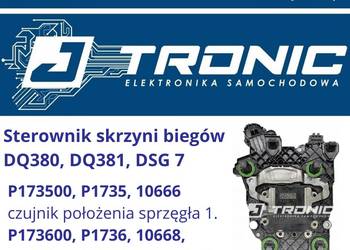 Naprawa sterownika skrzyni  biegów DQ380, P1735, P1736,10666,10668