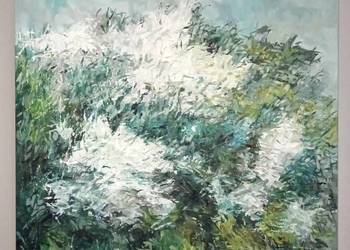 obraz na płótnie olej Olena Horhol Flowering 7 60x50 natura przyroda