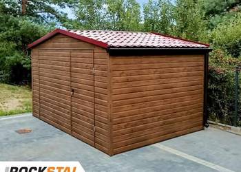 Garaż blaszany, blaszak, wiata, konstrukcja wzmocniona
