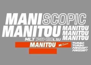 Naklejki oklejenie MANITOU MLT 741-120 LSU Zamiennik