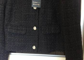 Kurtka Żakiet Czarny Damski RIVER ISLAND rozm XS Chanelka NOWY