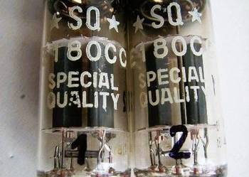 E180CC Philips / SQ - Dobrana Para NOS ,lata 1970' , Audio Tube == E81CC