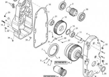 New Holland T6090 T6070 Koło zębate 84515859