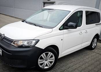 Volkswagen Caddy 2.0TDI Salon PL Bezwypadkowy FV23% duży serwis Wawa