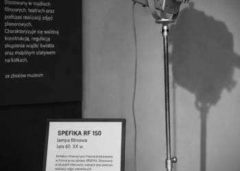 Lampa filmowa teatralna PRL loft Vintage 1963 r