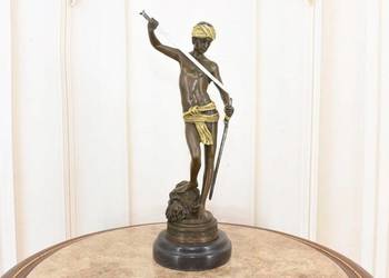 Dawid i Goliat - Figura z Brązu - Zwycięstwo Dawida nad Goliatem - Prezent