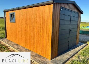 Garaż blaszany drewnopodobny 4x5 producent 4x6 7x6 7x7 4x6 4x7 5x5 6x5