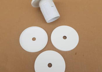 Podkładka do lamp pod oprawkę osłonka 71mm otwór 10mm BIAŁA cena = 4 szt.