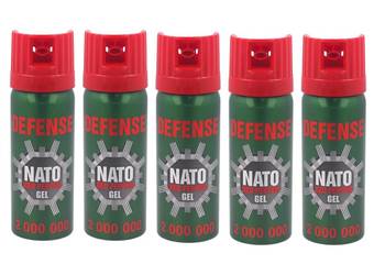 5x Gaz pieprzowy Sharg Nato Defence Gel 2mln Cone 50ml (41050-CR)