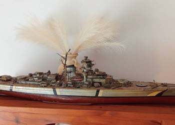 Bismarck 1940-1941 rok kadłub drewniany Ori.