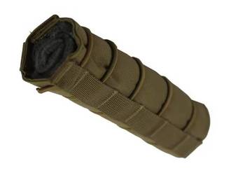 Osłona Ochrona Termiczna na Tłumik Nylonowa Taktyczna + Paski Amortyzujące