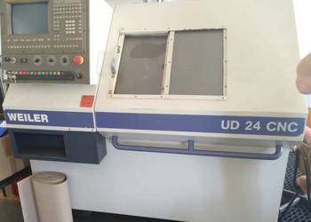 Tokarka CNC do metalu Weiler skośne łoże sinumerik UD 24