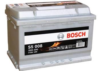 Akumulator Bosch 77Ah 780A EN S5008 PRAWY PLUS