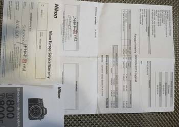NIKON D 800, nie sprawny