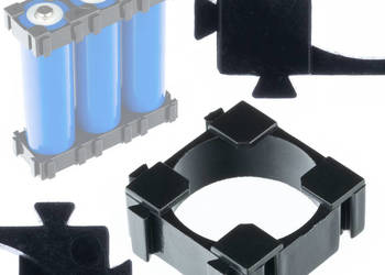 Obudowa do Pakietowania 1x1 | Na 1 Ogniwo 18650, Plastik