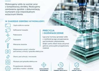 ? CIĘCIE SZKŁA | SZLIFOWANIE | POLEROWANIE | FAZOWANIE | WIERCENIE OTWORÓW