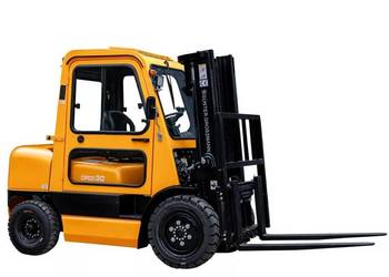 Wózek widłowy nowy, 2.5T, kabina, triplex, diesel