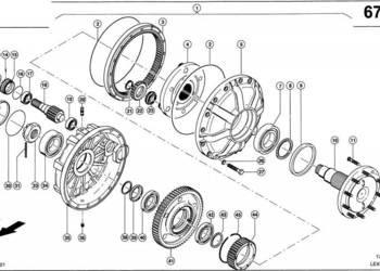 Claas Lexion 600 ŁOŻYSKO 0002187540 (Napęd jezdny; zwolnica planetarna) Claas Lexion 600 ŁOŻYSKO 0002187540 (Napęd jezdny; zwolnica planetarna)