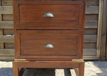 Komoda kolonialna drewniana szafka nocna