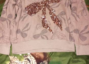 Bluza z kokardka capucinoo 122 cm