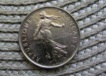 Francja 5 Franków 1987r