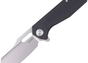 Nóż składany Kubey Atlas Black G10, Beadblasted 14C28N by Jelly Jerry (KU3…