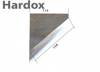 Nóż półtrójkątny HARDOX 6 części do wycinaka kiszonki Kąty