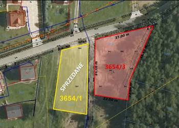 Działka 1185 m² | WZ | Media | 40 min od granic Krakowa | blisko natury