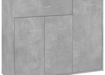 Szafka szarość betonu 88x30x70 cm materiał drewnopochodny WM-800679