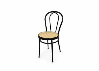 Kultowe Krzesło Gięte Thonet Vintage, Metal Siatka Plastikowa