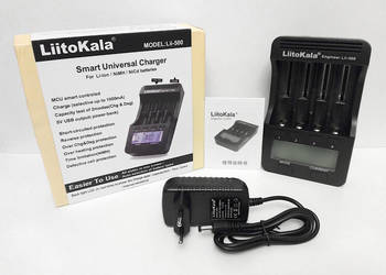 Ładowarka do akumulatorów/ogniw LiitoKala Lii-500 z oryg. zasilaczem