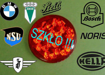 Odblask szklany BMW Zundapp NSU DKW lampa tył ORYGINAŁ Bosch Noris Hella