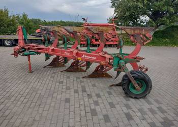 Pług 4-skibowy obrotowy kverneland zabezpieczenia resorowe model EG 100