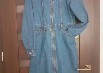sukienka płaszczyk jeansowy S M